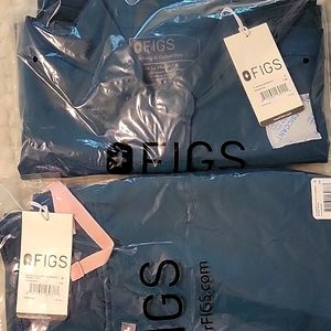 Figs Caribbean Blue scrub set